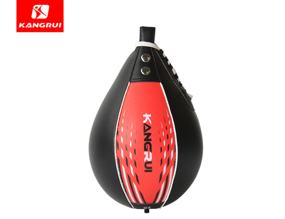 KB424仿皮梨球黑红